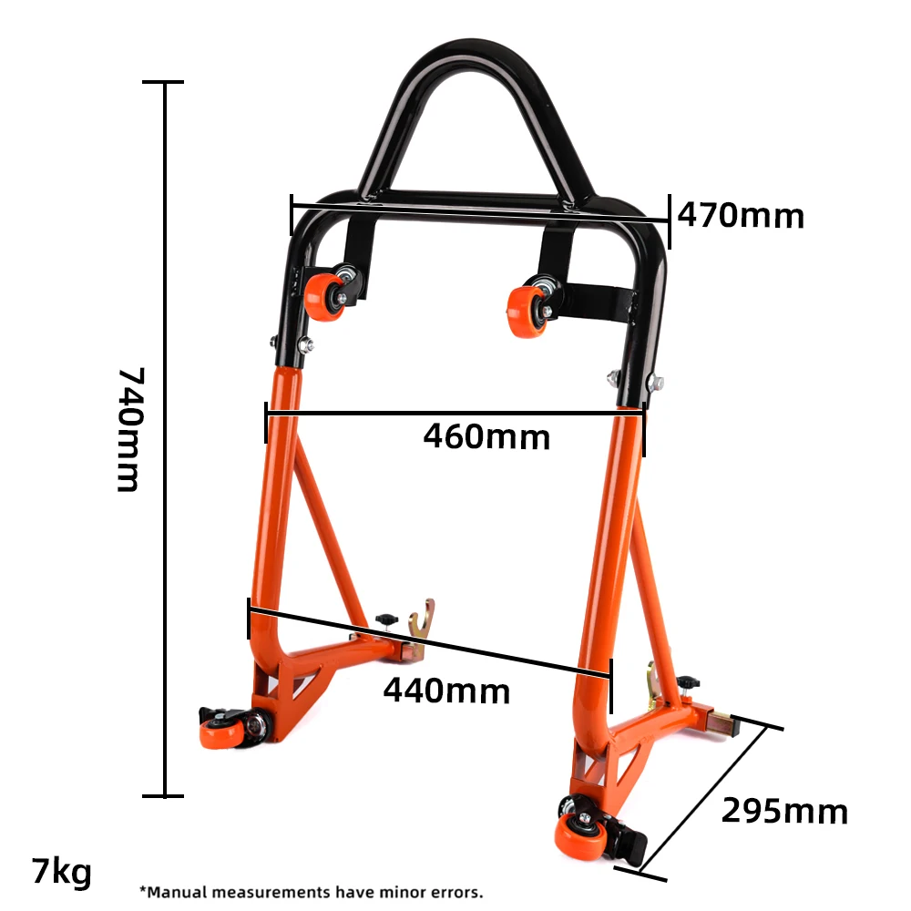 Universal Motorcycle Paddock Stand Rear Wheel Lift Frame Parking Support Bracket Repair Maintenance Tool