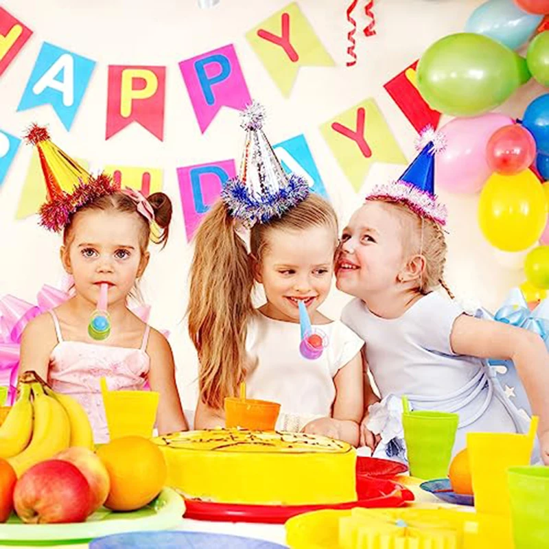 Jouet Soufflant à Balle Flottante – Set De 2 Tubes – ABS éducatif – Cadeau Anniversaire Enfant