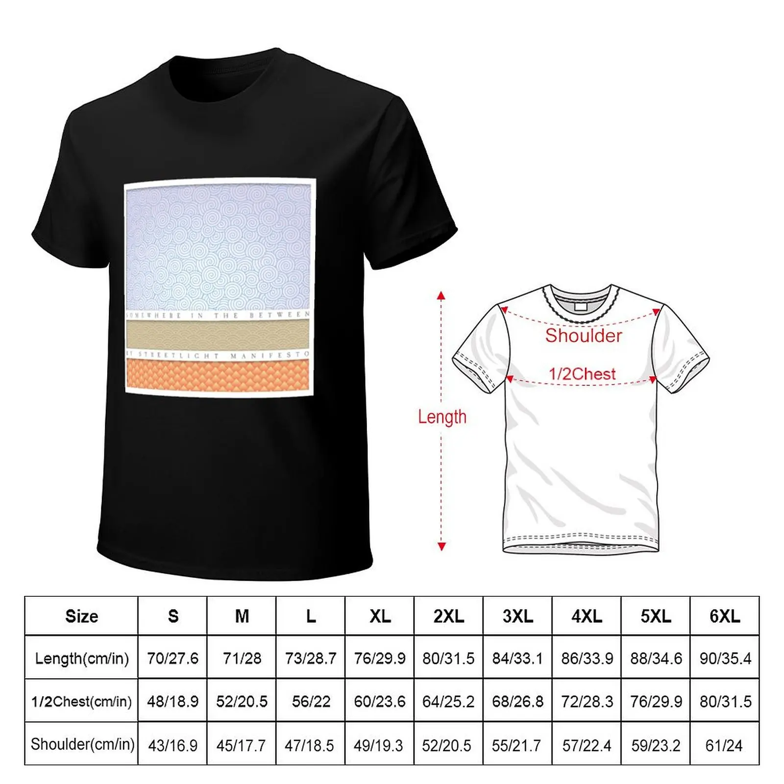 Streetlight Manifesto somewhere in the between T-Shirt Summer Casual Loose T-Shirt