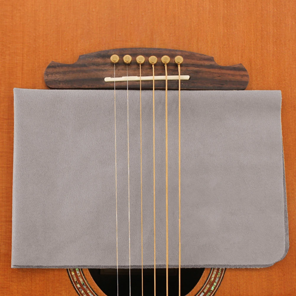 Paño de limpieza de gamuza para violín, guitarra, Piano, cítara, paño antipolvo, tamaño grande, resistente a las arrugas, instrumentos musicales de tacto suave