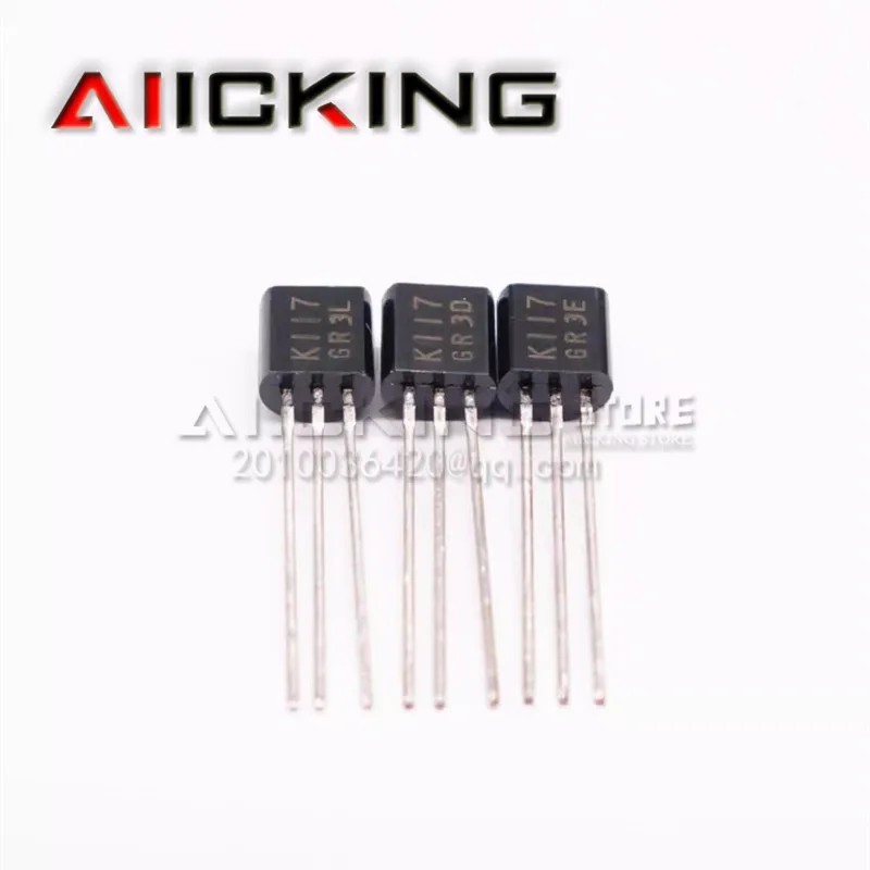 (10pieces) Free Shipping 2SK117-GR 2SK117 K117 TO-92 TRANSISTOR N-CHANNEL, Si, SMALL SIGNAL, JFET,Original In Stock