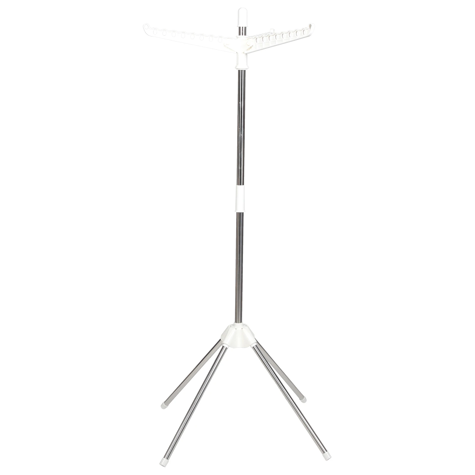

Foldable Clothes Drying Rack 1 Layer 3 Arms Rotatable Garment Stand Steam Ironing Suitable Indoor Outdoor Laundry Tool Clothes