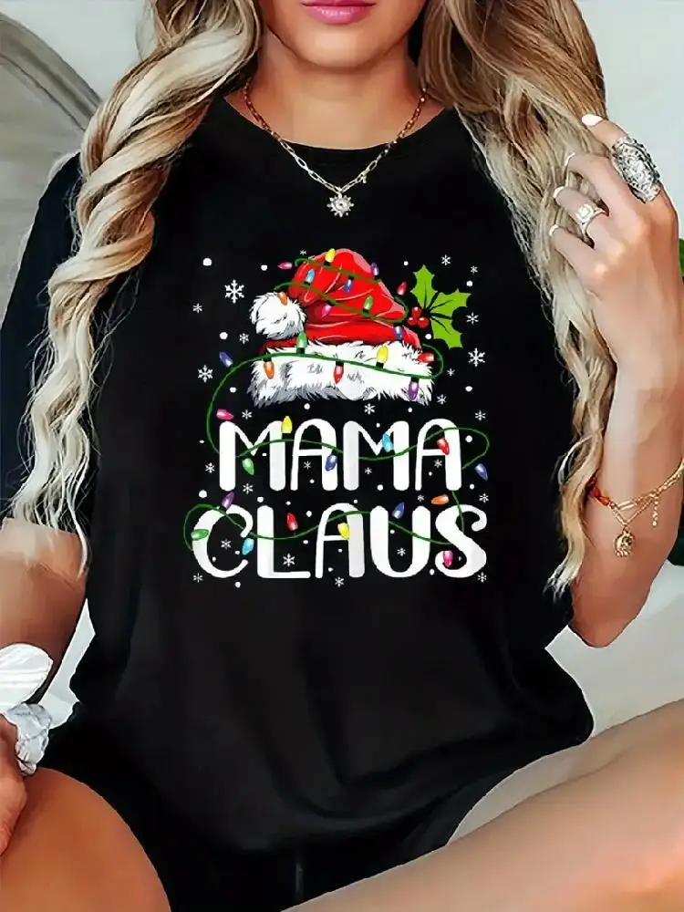 أزياء للجنسين هدية الكريسماس 180 جرام القطن تي شيرت 2026 طاقم الرقبة قصيرة الأكمام الشحن المباشر الأمريكي مريحة عارضة تيز