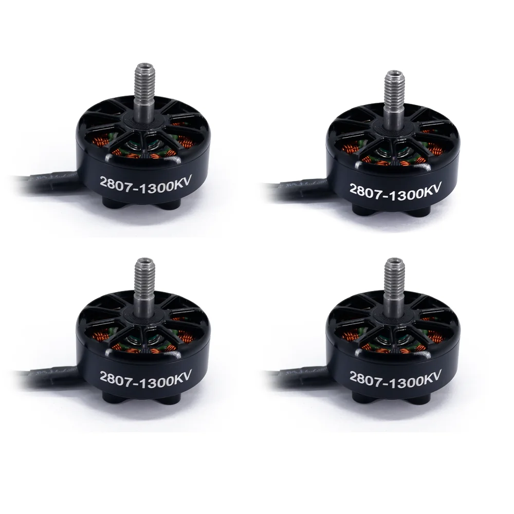 1/2/4pcs 2807 6S 1300KV Brushless Motor for FPV Drone Freestyle  7inch Long Range Drone Model