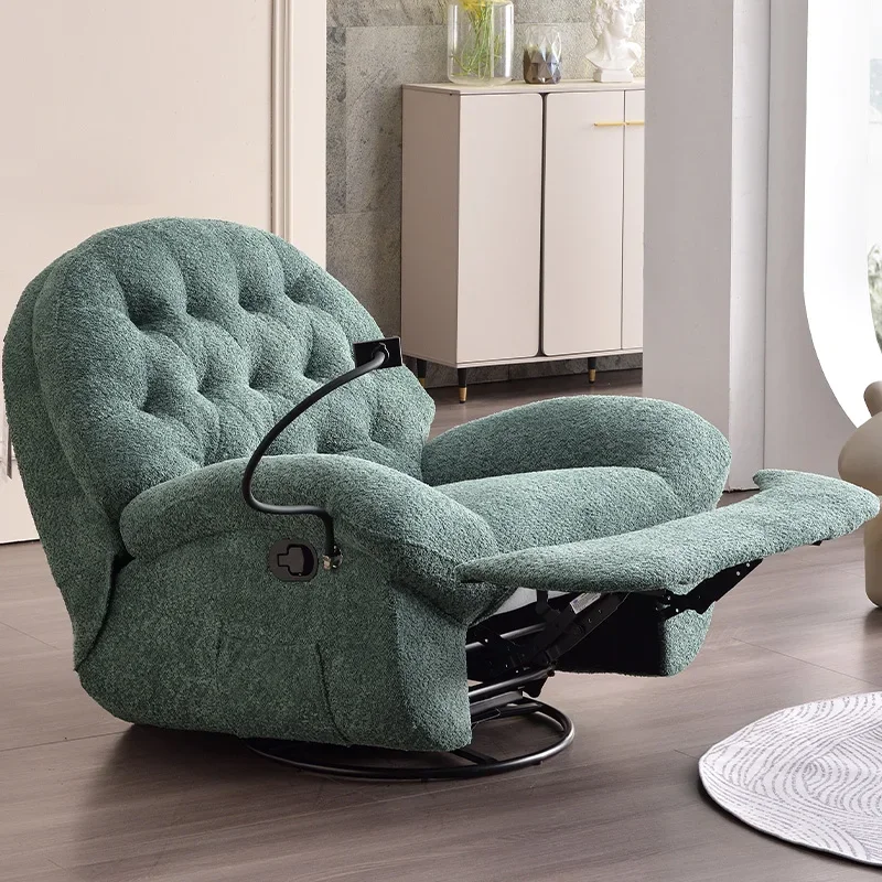 Popular Multifunctional Reclining Chair Single Sofa Electric Leisure Modern Swivel Recliner for Living Room Furniture