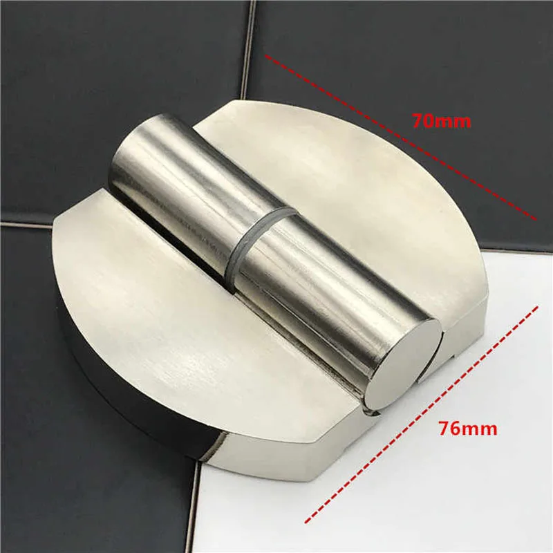 1 pçs engrossado partição dobradiça acessórios de ferragem para banheiros públicos fechamento automático da porta e dobradiças de elevação para banheiros