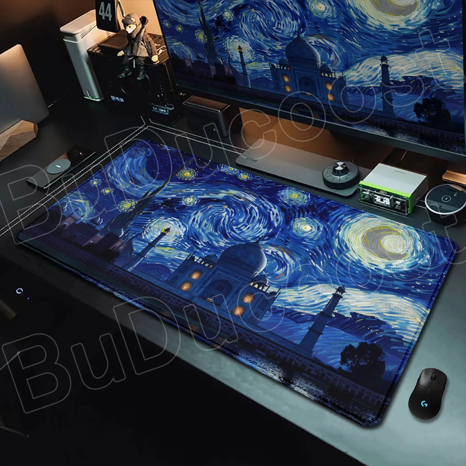 

Large Size Van Gogh Mouse Pad Cartoon Non-slip Rubber Mat Pc Gamer Cabinet Keyboard Desk Mat Gamer Accessories Computer Mousepad