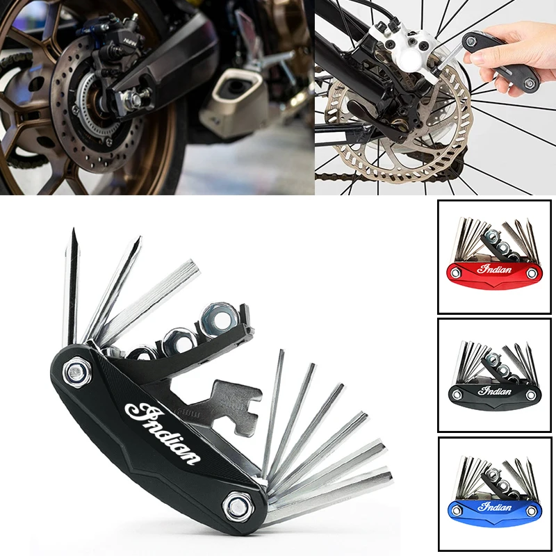 For Indian Springfield Challenger Roadmonster FTR scout Sixty bobber Chief  multifunction Combination Tool Repair Screwdriver