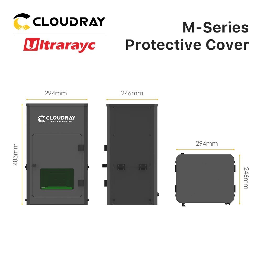 Защитный чехол Cloudray для корпуса станка для волоконной лазерной маркировки 1064 нм для легкого маркера FM1, универсальная машина для маркировки волокна