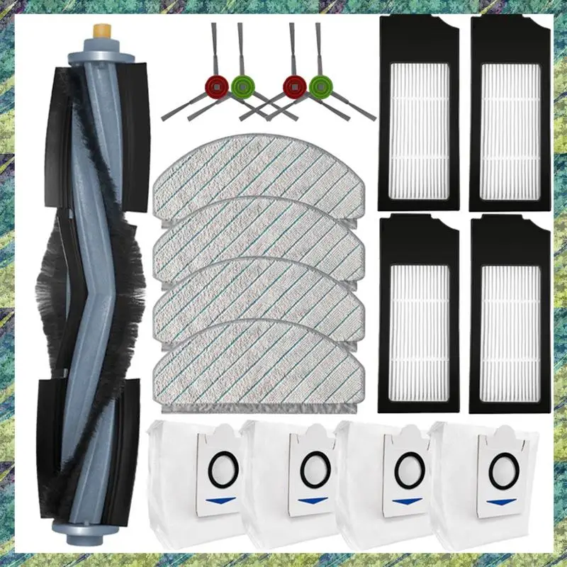 

Nana подходит для подметального робота Cobos, сменные аксессуары X1 T10PLUS, щетка с вращающимся краем, тряпка для мытья полов, фильтр, мешок для пыли