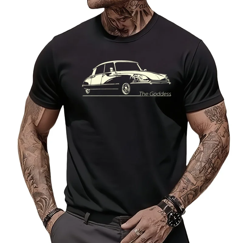 DS Special Retired Classic The Goddess Car T-Shirt 100% Coton O-Neck Summer Short Sleeve Casual Mens T-Shirt