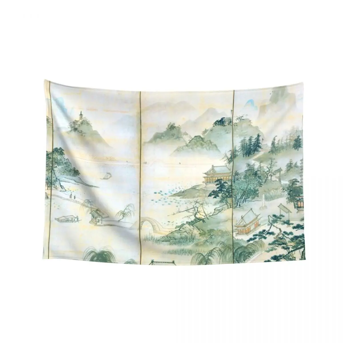 

View of West Lake (Restored Japanese Artwork) Tapestry Decorative Paintings Anime Decor Bed Room Decoration Tapestry