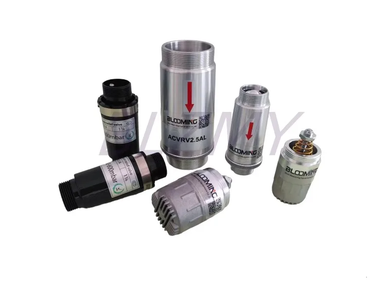 k05 1.2inch ACVR1.25AL Aluminum Alloy 0-1000mbar High Pressure Regenerative Blower Vortex Pump Safe Relief Valve Universal Type