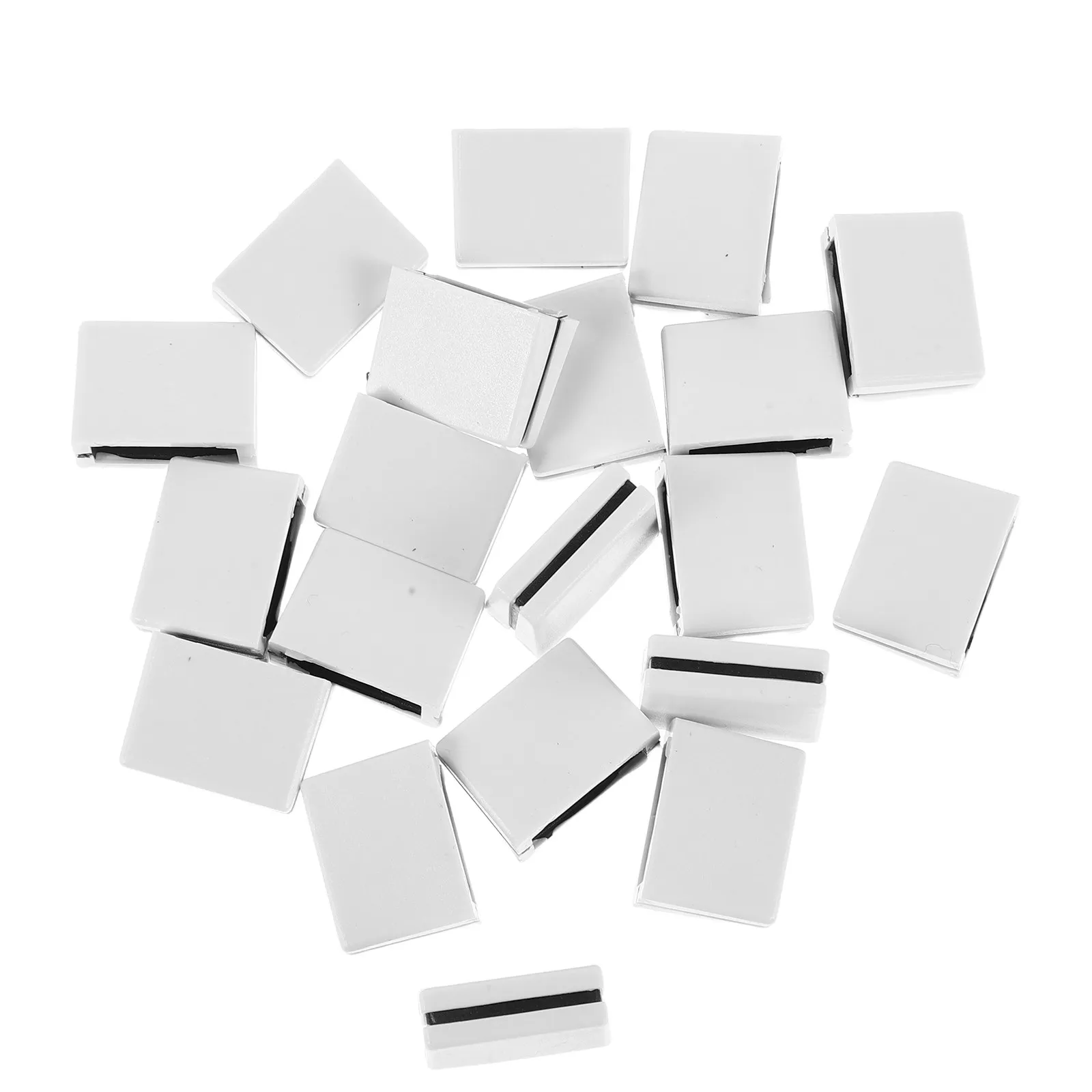 20Pcs White Mixer Slider Knobs 4Mm Universal Fader Caps for Dj Controller Audio Console Replacement Easy Install Non-Slip