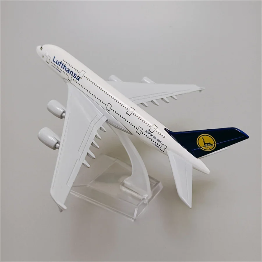 16cm Alloy Metal Diecast Aircraft Germany AIR Lufthansa Model Airbus 380 A380 Airlines Airways Airplane Model Plane Model Gifts