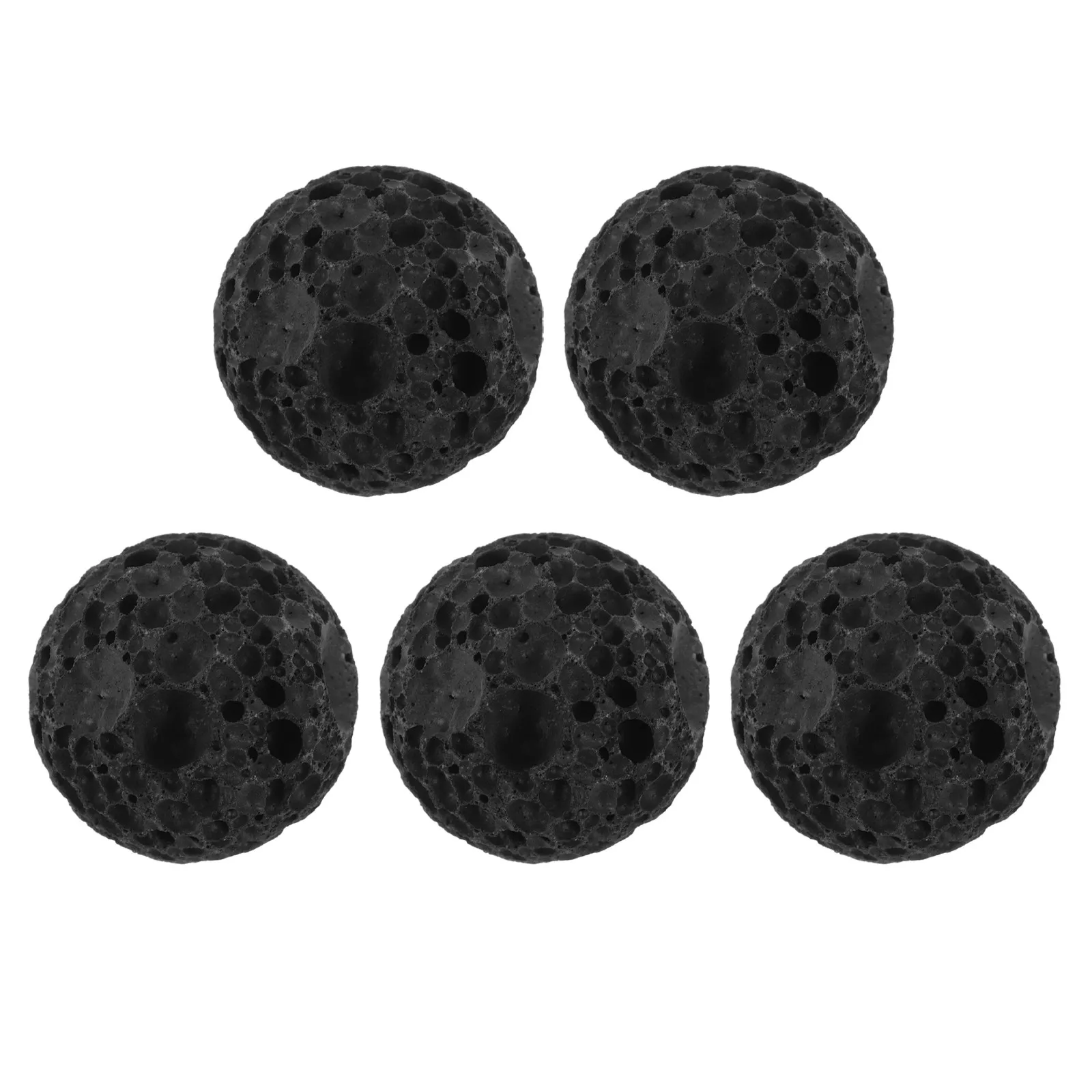 5Pcs Sauna Heater Stones Natural Volcanic Rock 1 Inch Lava Rock Replacement Steam Room Sauna Heater Accessories for Spa