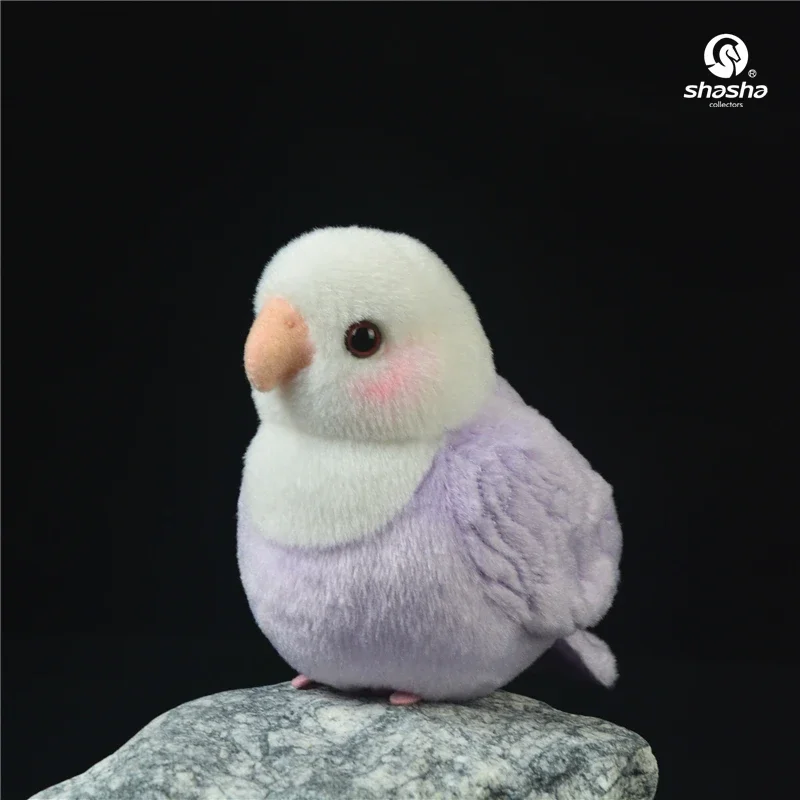 Chickadee Kawaii Sparrow Bird Tit Toys Lifelike Animals Simulation Stuffed Doll Cockatiel Parrot High Fidelity Gifts