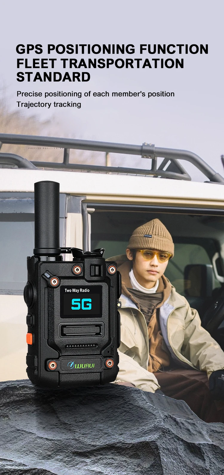 isfriday M08 walkie-talkie 5000km Long Talk Range 4g LTE POC Network Radio Sim Card Walkie Talkie wo way radio