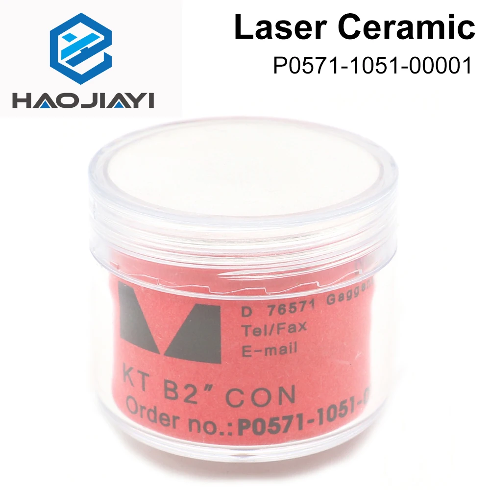 HAOJIAYI Cerámica láser de diámetro. 28 32 mm KT B2 CON P0571-1051-00001 para cabezal de corte láser 24,5 mm/28,5 mm