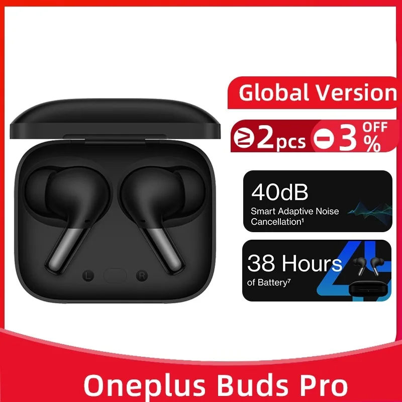 

Новые наушники глобальная версия Buds Pro TWS Bluetooth 5,2, беспроводные наушники LHDC с активным шумоподавлением для Oneplus 10 Pro