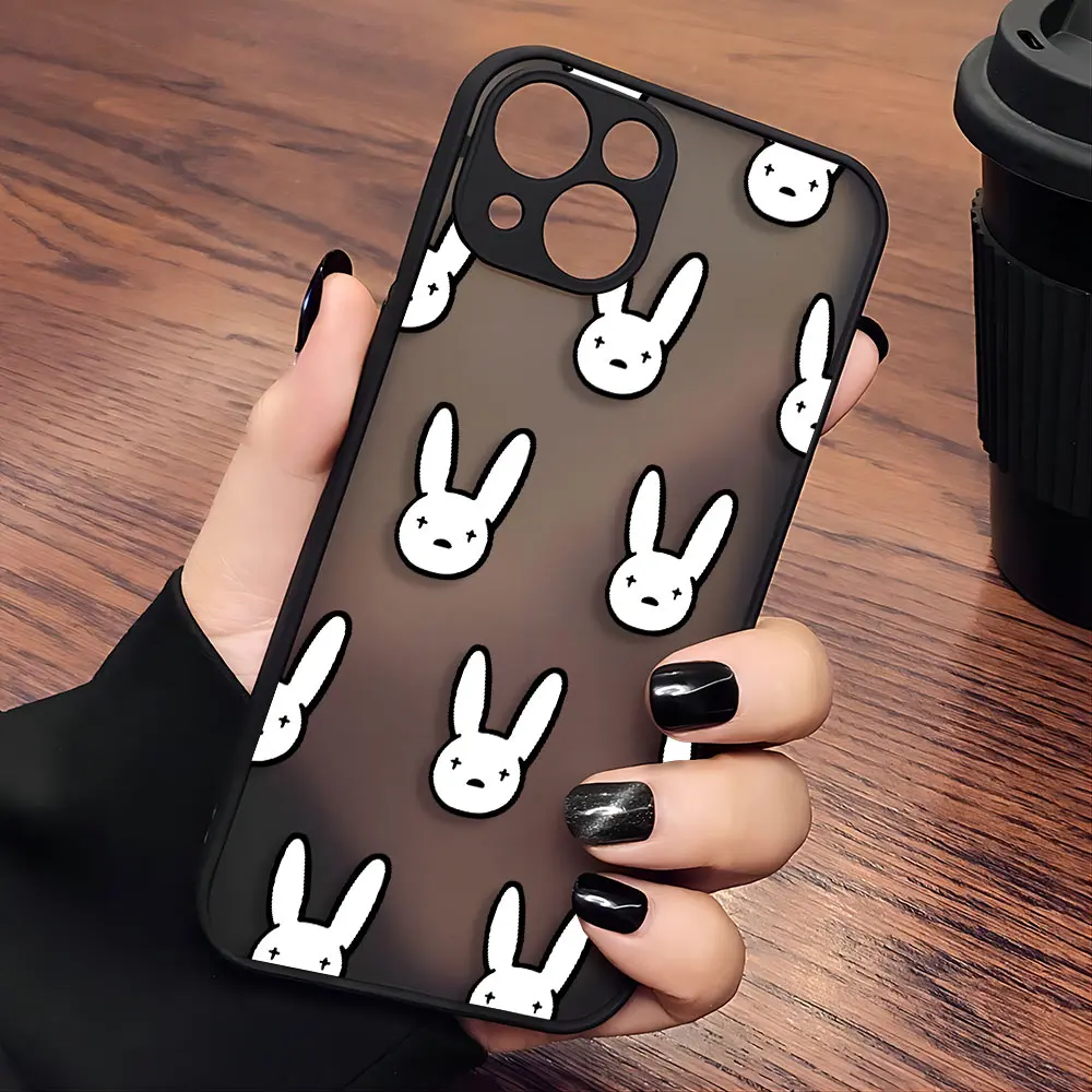 Bad Bunny X100pre Hot Fashion Singer Phone Case For iPhone 15 14 13 12 11 Pro Max XR XSMax 8 Plus Matte Transparent Back Cover