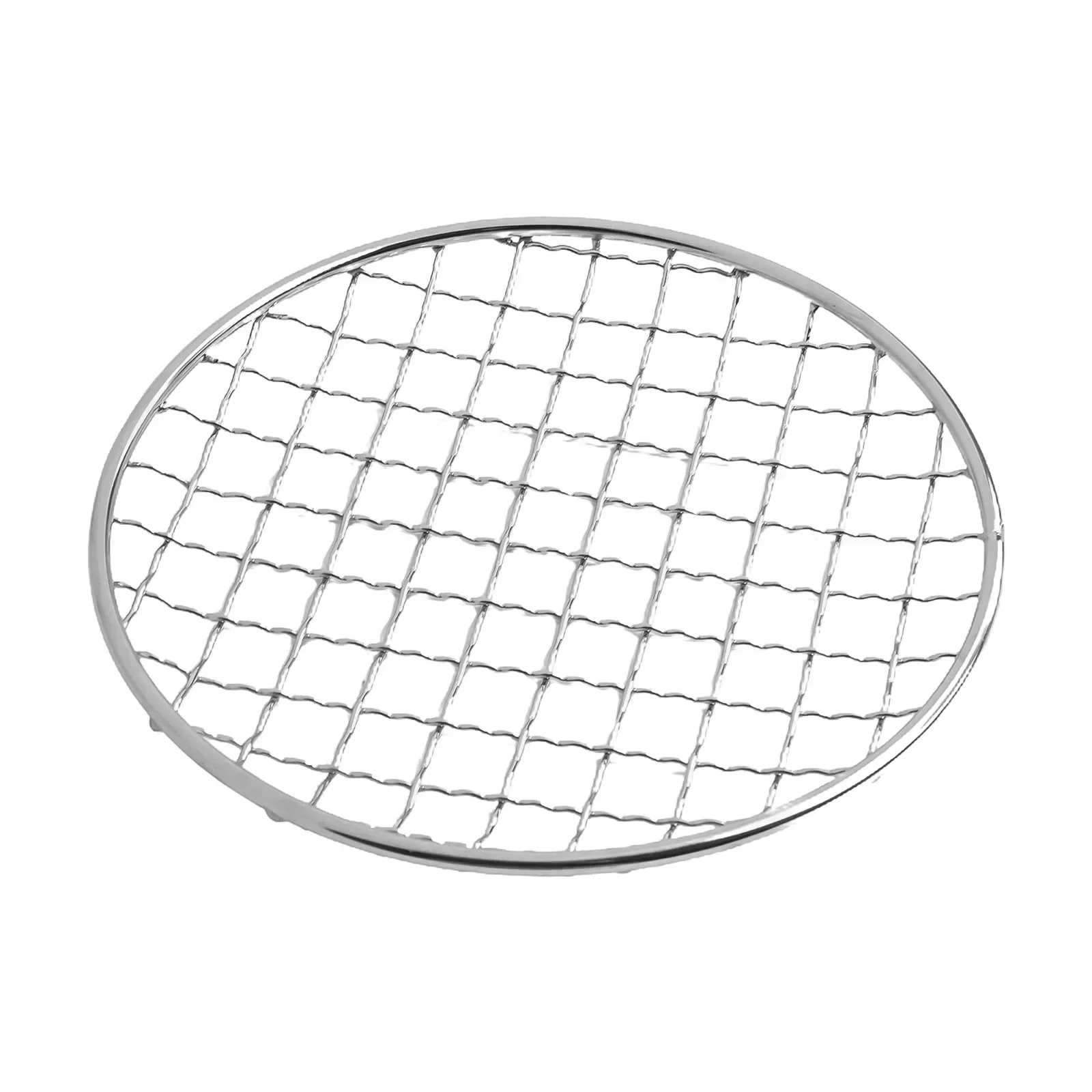 Baking Tray BBQ Grid Leakage Mesh Round S Tray Features Very Suitable For Outdoor Camping Barbecue And Home Use