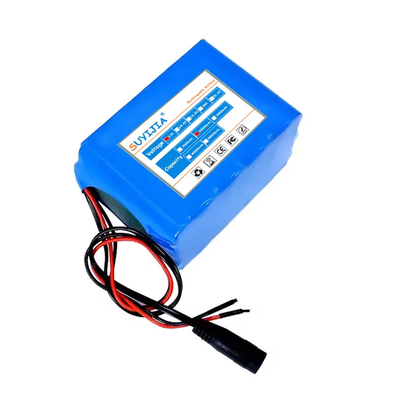 Integrated high capacity lithium battery, suitable for small power electronic equipment, 3S5P, BMS 20AH,12V, 20000mAh, 18650 new