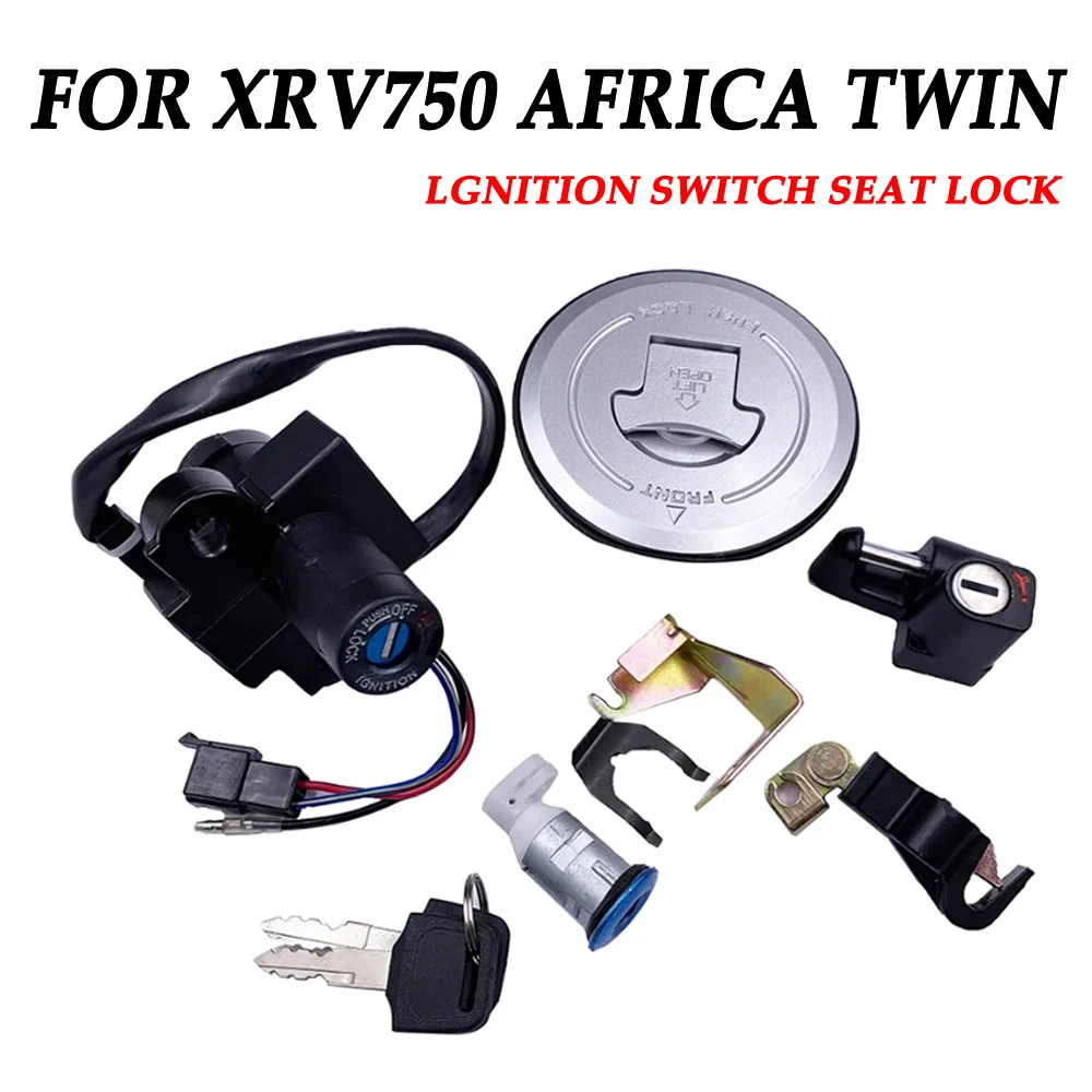 For Honda XRV750 XRV 750  Africa Twin 1993 - 2000 35100-MY1-007 1994 1995 1996 1997 1998 1999 XRV 750 Ignition Switch Seat Lock