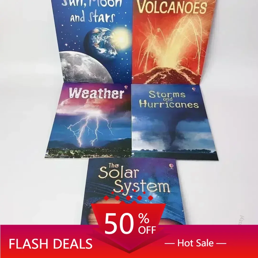 

Набор из 10 книг Usborne: Увлекательные научные книги для начинающих читателей, детей и школьников на английском языке с иллюстрациями