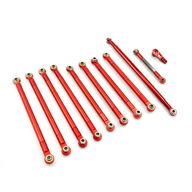 

for MN86S MN86 MN86KS MN86K MN G500 Upgrade Parts 8PCS Metal Pull Rod Link Rod Linkage 1/12 RC Car Accessories