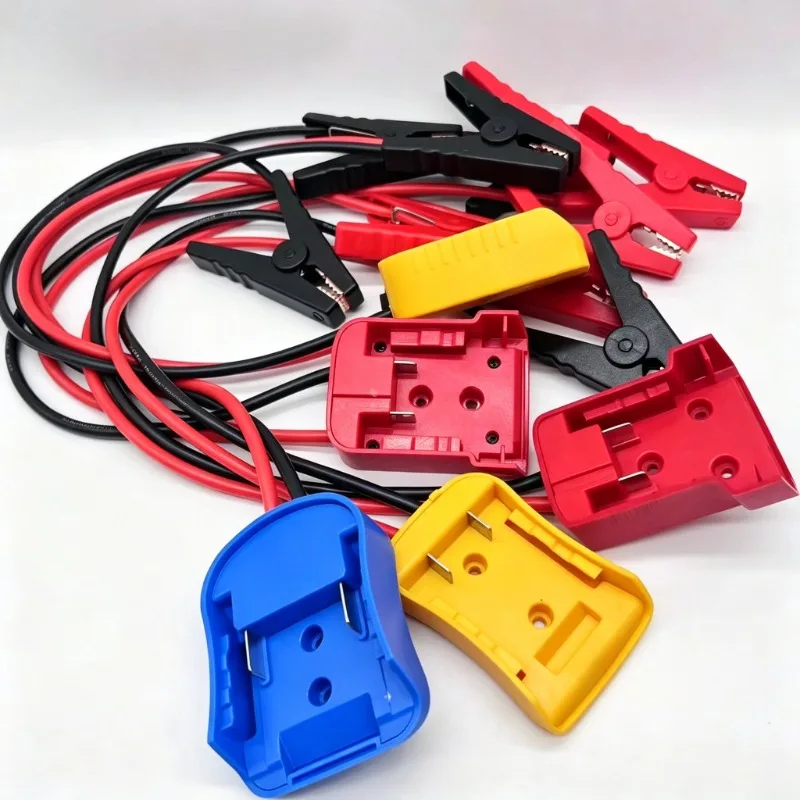 Universal 18V Tool Jump Starter Igniter 12AWG High Current Emergency Cord Portable Starting Connector for Car Motorcycle Rescue