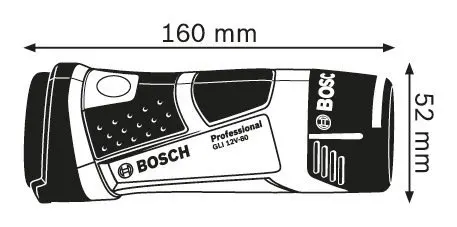 Bosch Professional GLI 12V-80 12 Volt hand lamp