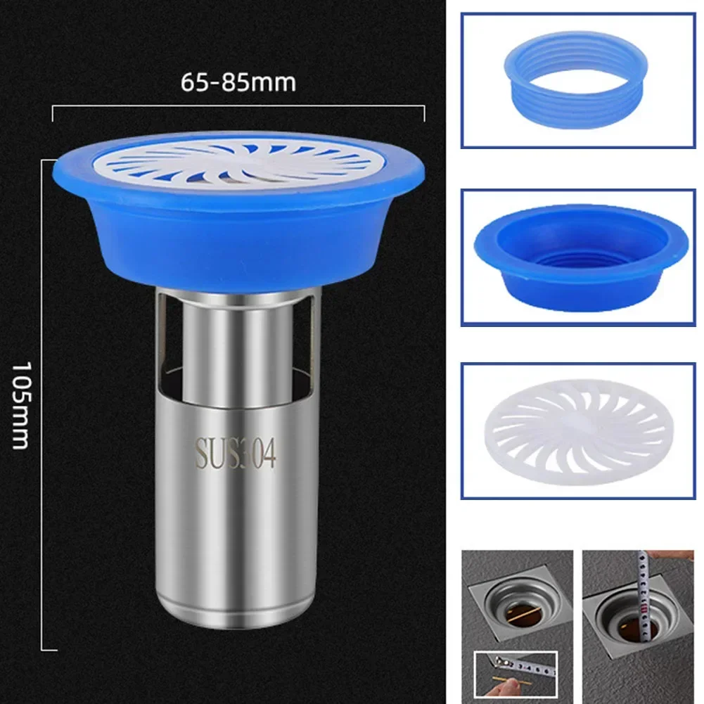 

Герметичная крышка, сливной сердечник для пола, силиконовые уплотнения, серебряный антикоррозийный сливной дезодорант для ванной комнаты, высокое качество