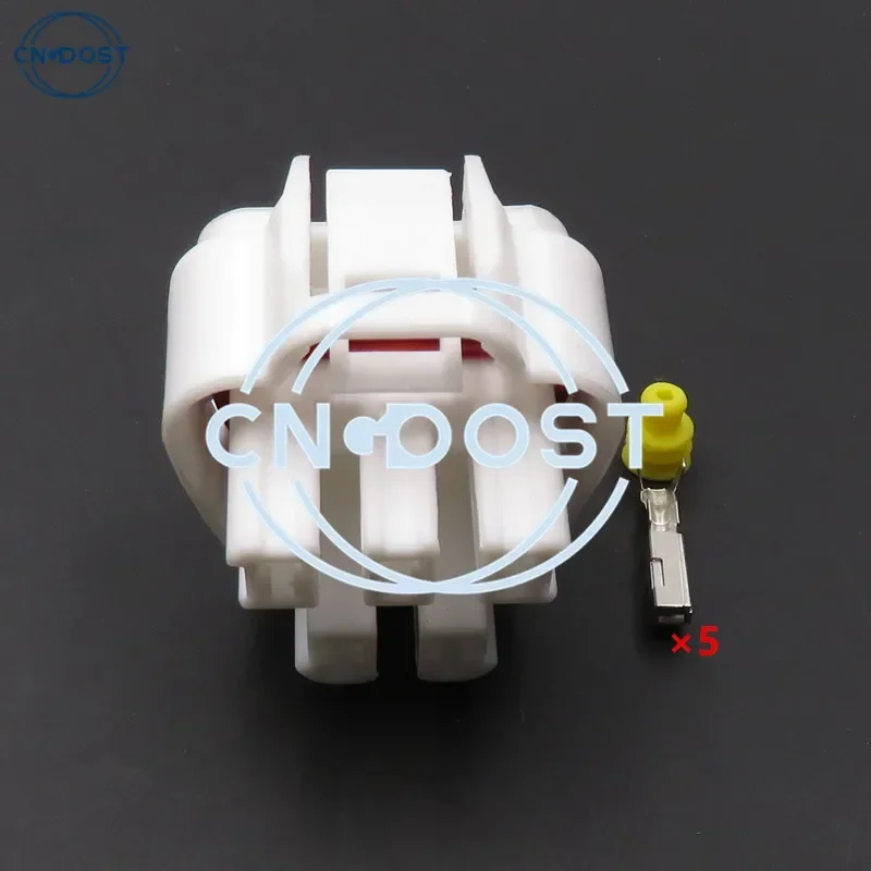 1 Set 5 Pin Pump Plug 7283-1052-10 90980-11077 Waterproof Automotive Socket AC Assembly For Toyota Camry Hyundai