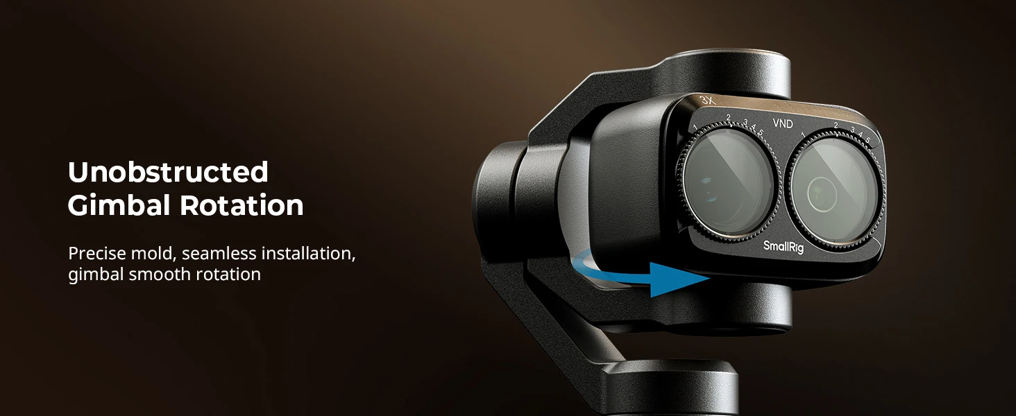 SmallRig Filterkit für DJI Osmo Pocket 4P Glas mit VND1-5 / CPL Filter hilft, Licht gleichmäßig zu reduzieren und Farbverschiebungen zu minimieren -6648 – Detail 6