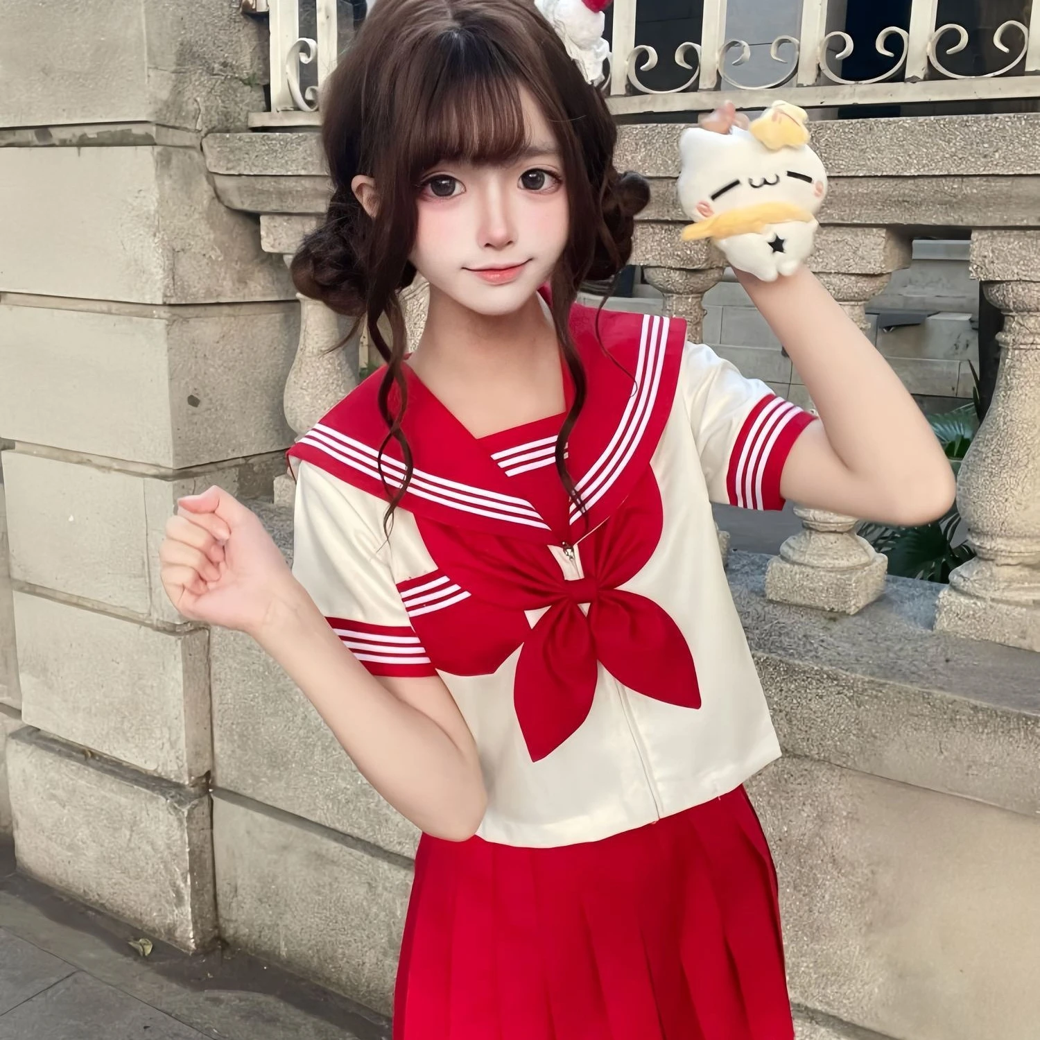 2026-autumn-red-jk-uniform-sailor-suit-school-style-short-sleeve-long-sleeve-cute-female-student-cos