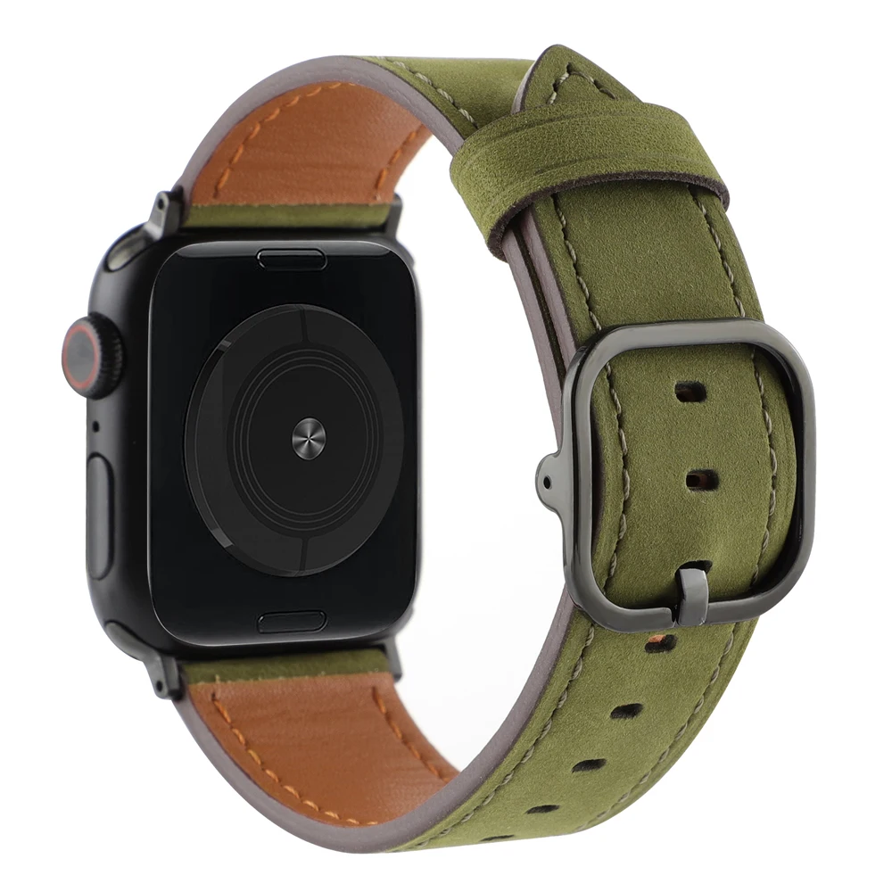 عادية جلدية حزام ل أبل ساعة الترا 8 49 مللي متر الفرقة ل IWatch 8 7 6 SE 5 41 مللي متر 45 مللي متر 44 مللي متر 40 مللي متر Smartwatch استبدال سوار