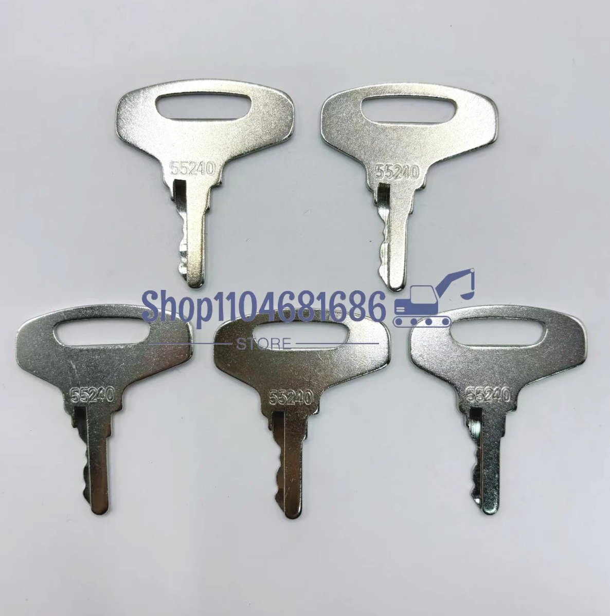 

1/5/10 Pcs 55240 Key for Kubota Thomas Broce Gehl Kalmar Komatsu Tractor Skid Steer Loader Cub Cadet Sweeper Electric Lift