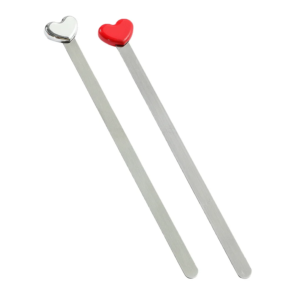 

2Pcs Delicate Metal Bookmarks Unique Reading Page Markers Portable Book Markers for Gift Idea Elegant Bookmark DIY