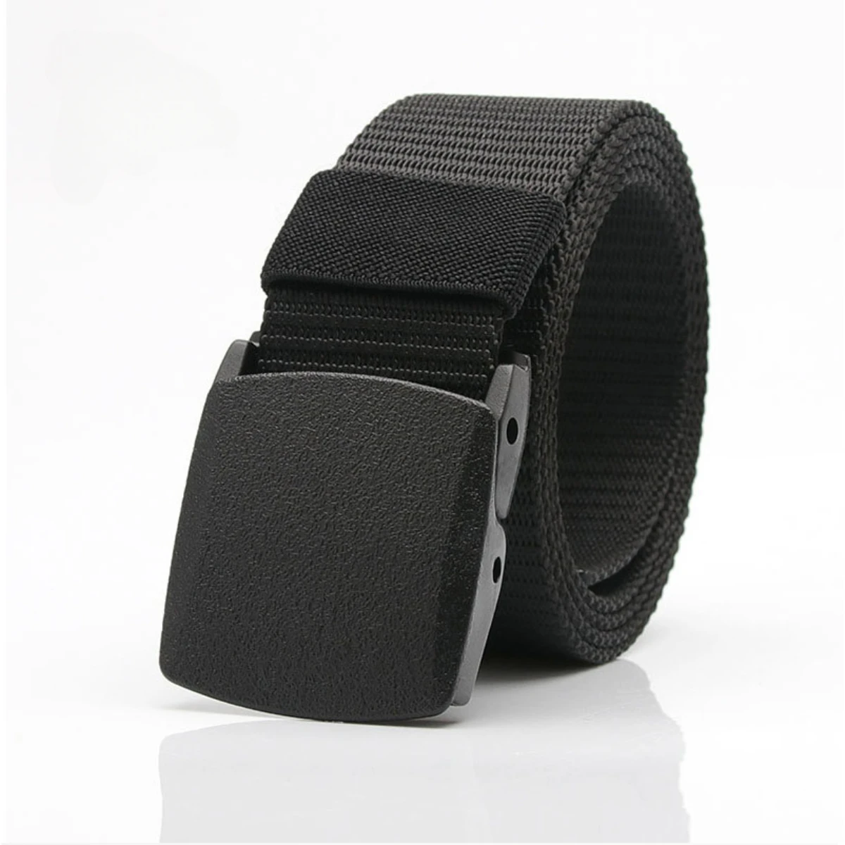

Outdoor men and women tactical belt students military training nylon pants belt breathable plastic buckle canvas belt female