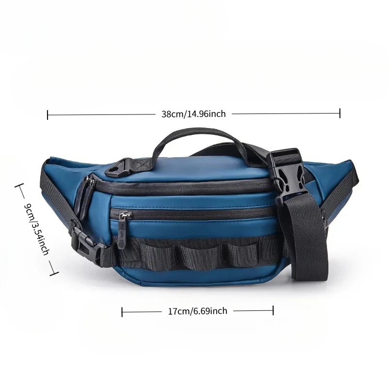 Bolsa multifuncional para cintura, bolsa de peito, bolsa transversal, kit de ferramentas