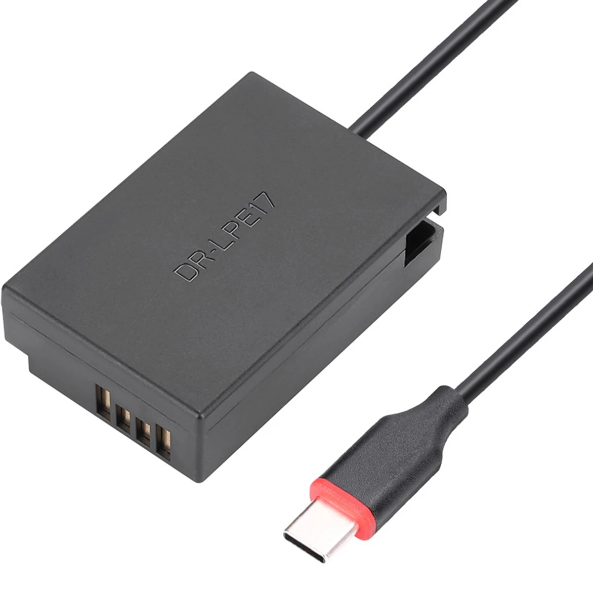 -ABGY ACK-E17 tipo USB C LP-E17 batería simulada adaptador de CA de alimentación CC para Canon EOS 200D 750D 760D 770D 800D 850D cargador de cámara