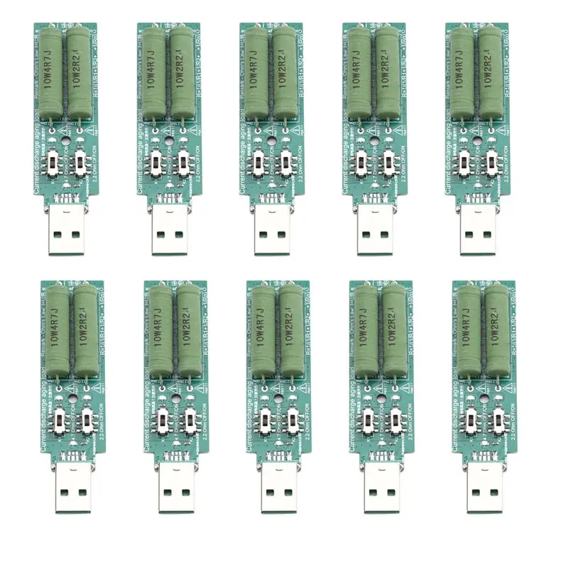 

Новинка: Регулируемый USB-резистор (электронная нагрузка) с переключателем, 3 режима тока, тестер сопротивления 5В, 10 шт./лот