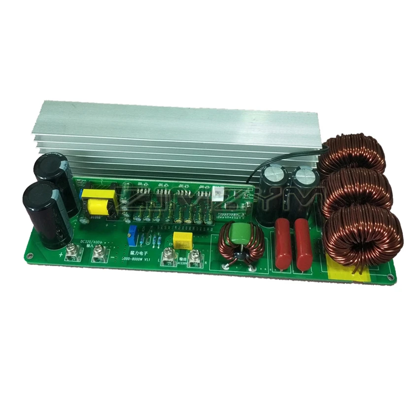 Imagem -04 - Inversor de Onda Senoidal Pura de Alta Potência Placa de Palco Traseira Entrada Saída dc 320v420v ca 110220v 5000w 6000w