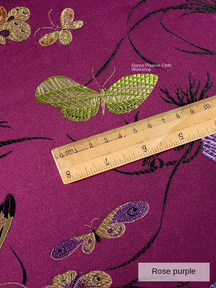Brocade Jacquard Fabric New Chinese Style Jacket Vest Apparel Sewing Fabric Wholesale Cloth Meters Diy Material