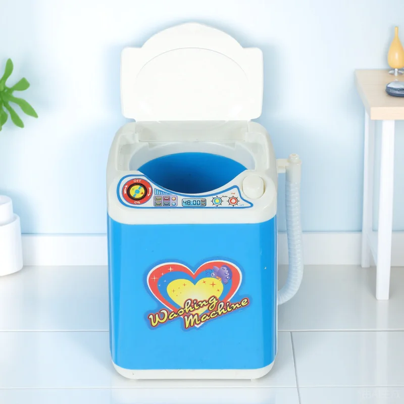 1pc Simuleren Echte Wasmachine Kinderen Hoogwaardig Materiaal Duurzaam Elektrisch Wasspeeltje Educatief Rollenspel