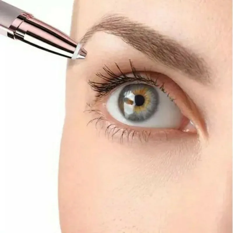 Elektrischer Augenbrauenschneider, elektrischer Gesichts-Augenbrauen-Haarschneider, Mini, tragbar, für Frauen, Körperrasierer, Entferner, Klinge, Auge, wiederaufladbar