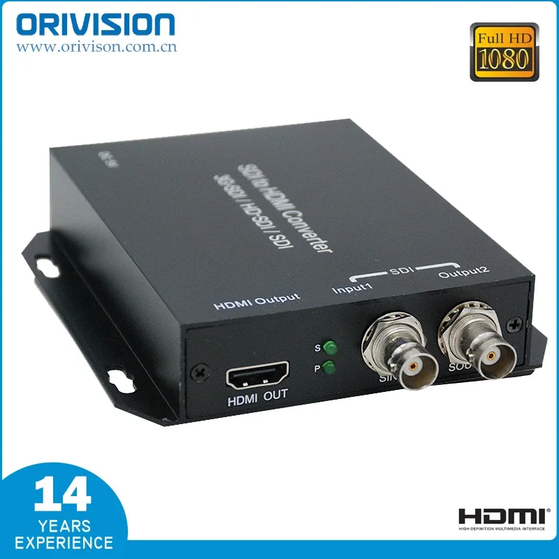 Conversor SD-SDI para HDMI, HD-SDI, 3G-SDI, SDI Loop-Out