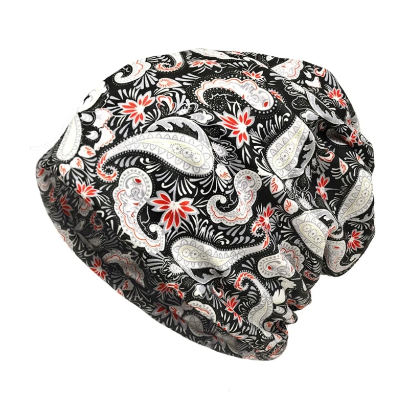 Convertible Cashew Print Scarf Hat for Women Lady Girls Cycling Trekking and Outdoor Activity Quick Dry Feature