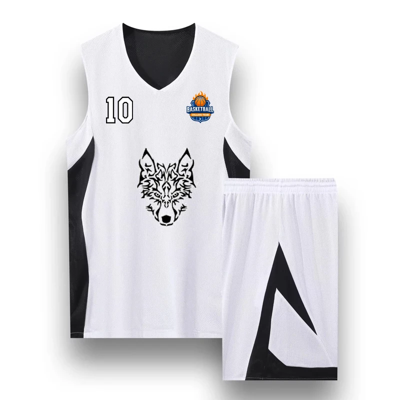 

Men Kids High Quality DIY Customized Double-side Basketball Training Uniform Reversible Basketball Jersey Sets New Collection